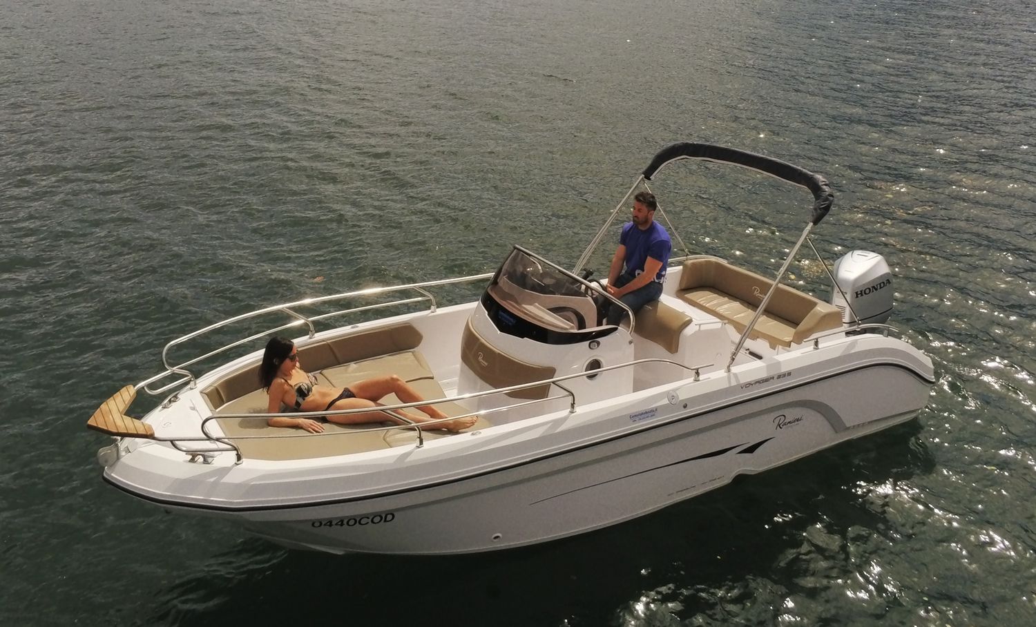 Motorboot-Tour auf dem Comer See